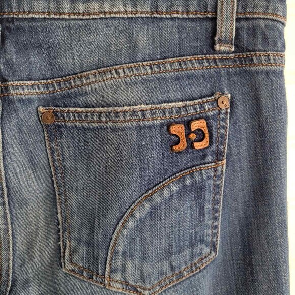 Joe's Jeans Womens Size 27 Cigarette Fit Distressed Medium Light Wash Straight - Picture 5 of 9